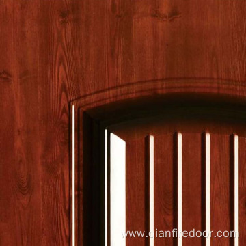 Piel de puerta de madera superior Puerta doble de madera